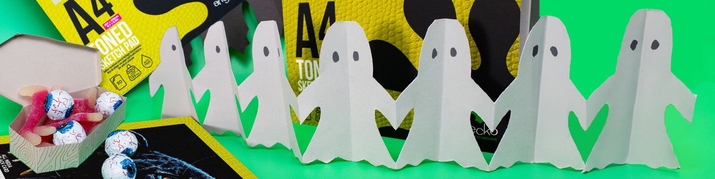 Craft Your Own Halloween Decorations this Year - Artgecko's Halloween Ideas to Help Make Your Halloween More Homemade and Recycle Friendly!