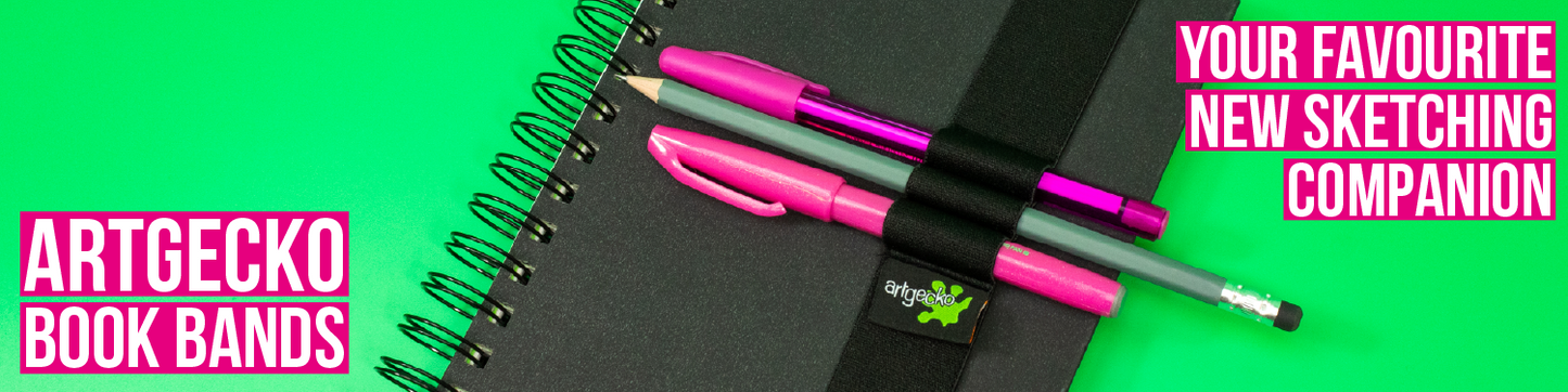 Artgecko Book Bands - Your Favourite New Sketching Companion