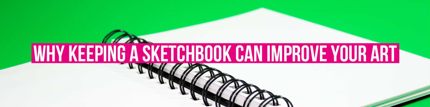 Open sketchbook ready to be sketched inside
