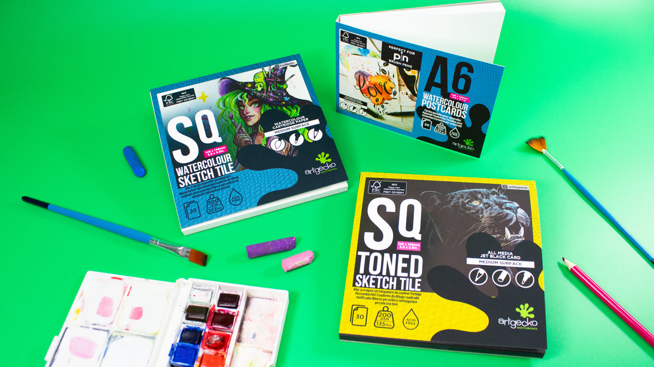 Artgecko Sketchbooks - Sustainable Sketchbooks, Made Better!
