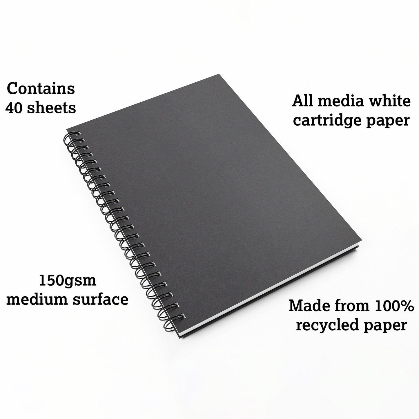 Image of information about the Eco Gecko Sketchbook by Artgecko