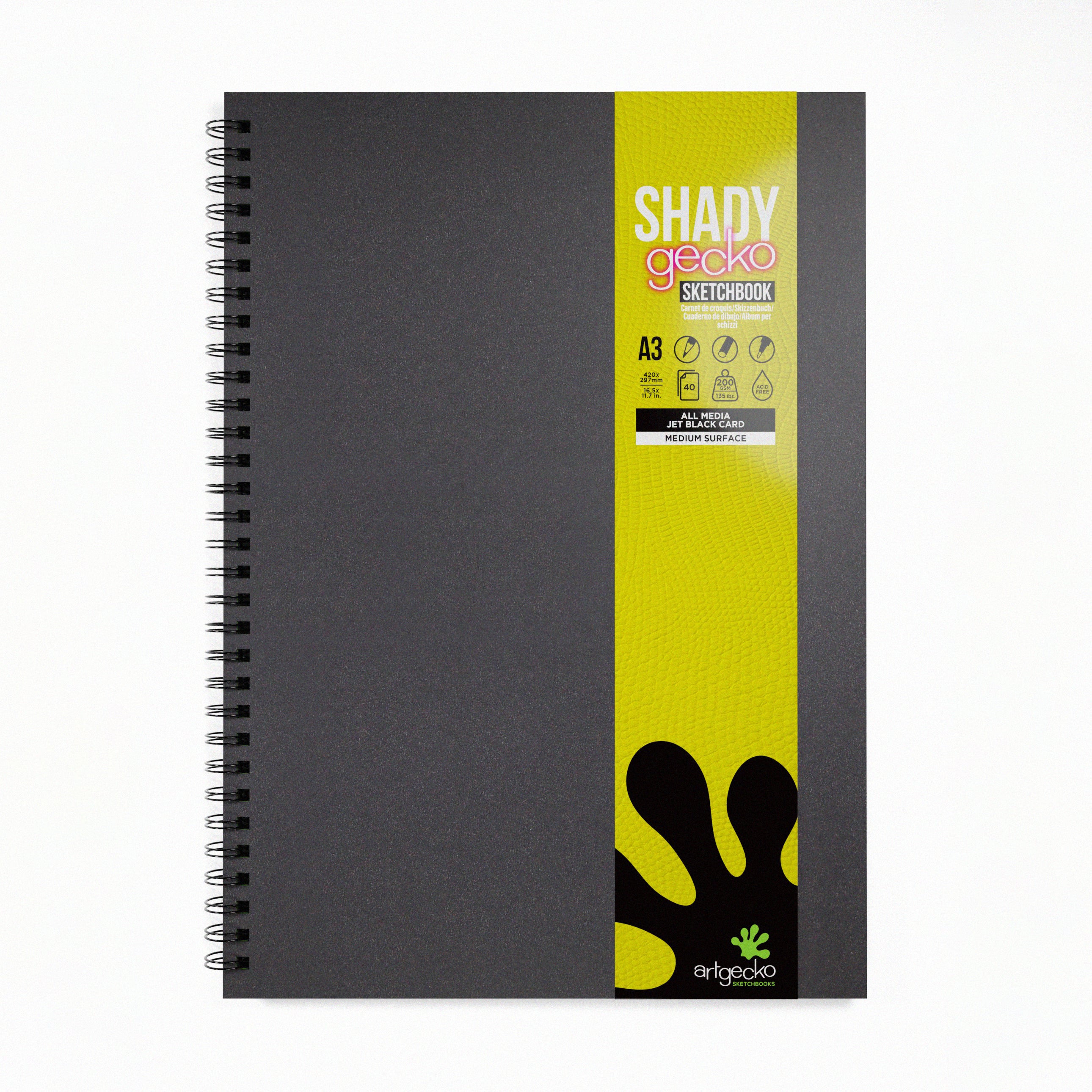 Artgecko SHADY All Media Toned Card Sketchbooks – Artgecko Sketch