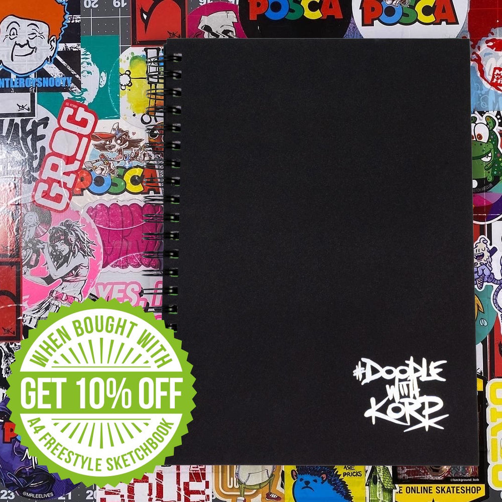 
                  
                    #DoodleWithKorp Ltd Edition Artgecko FREESTYLE Hybrid Paper Sketchbook A4
                  
                