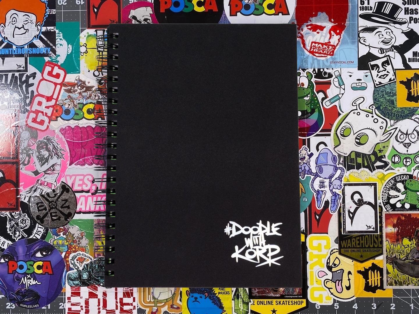 Limited edition, A4 portrait,  Artgecko Freestyle hybrid paper sketchbook.