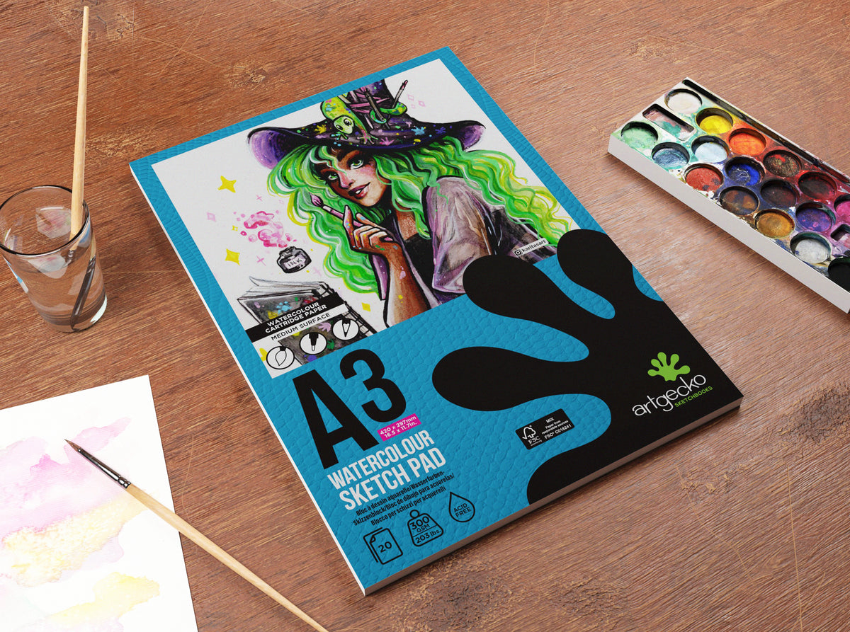 Artgecko PRO Watercolour Sketch Pads – Artgecko Sketch