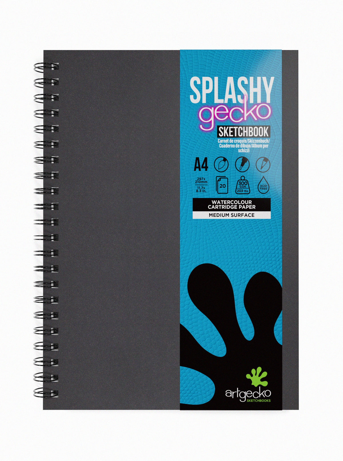 Splashy Artgecko SPLASHY Watercolour Sketchbooks – Artgecko Sketch