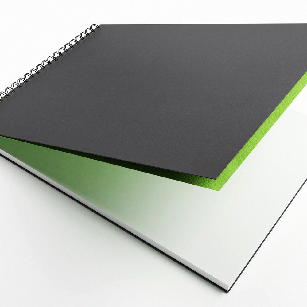 
                  
                    Watercolour sketchbook with 300gsm medium surface, toothy texture white cartridge paper.
                  
                
