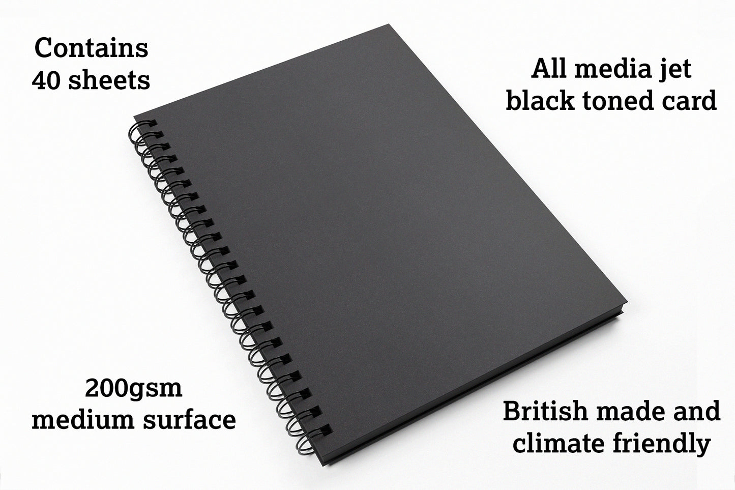 'Shady' all media toned sketchbook with text on a white background by Artgecko
