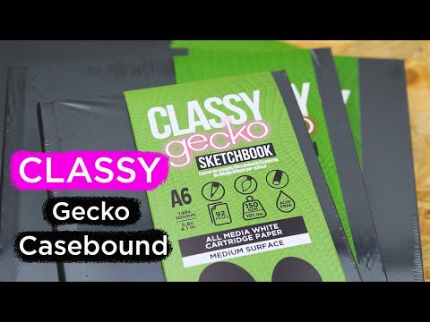 
                  
                    Load and play video in Gallery viewer, Artgecko CLASSY All Media Casebound Sketchbooks
                  
                